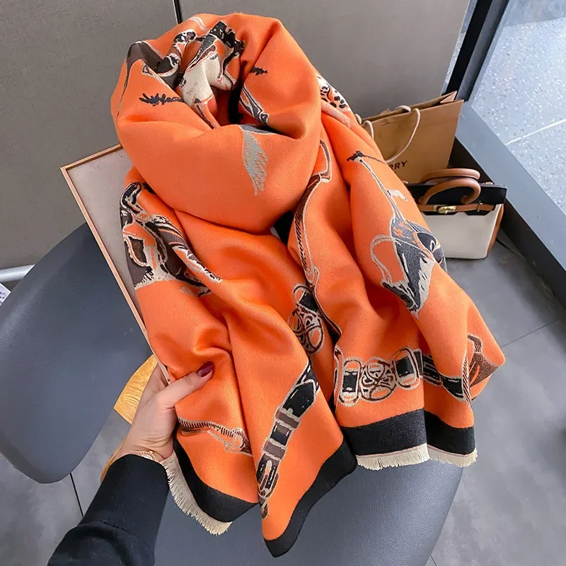 Woven Scarf Blanket - 2024 Luxe Warme Pashmina Sjaal Vrouwen