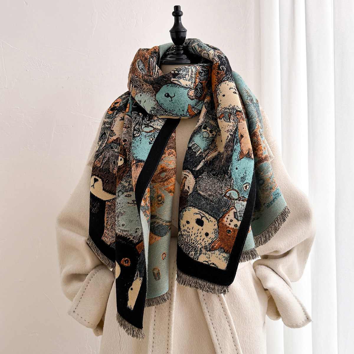 Dames Imitatie Kasjmier Sjaal  - Woven Scarf Blanket recensie en prijs