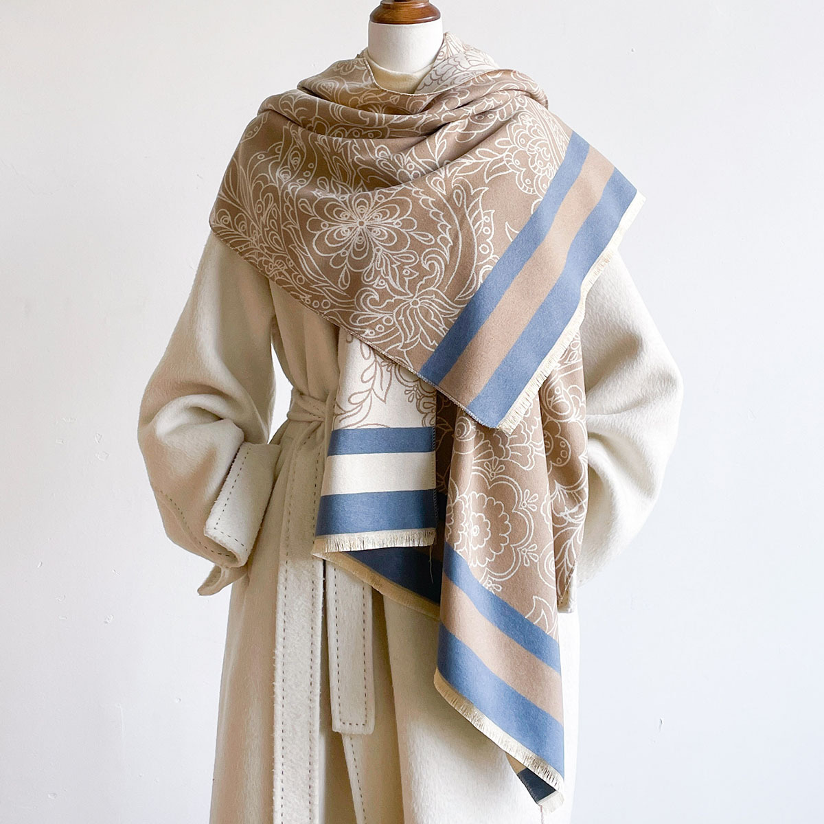 Warme imitatie kasjmier sjaal  - Pashmina Wrap Large recensie en prijs