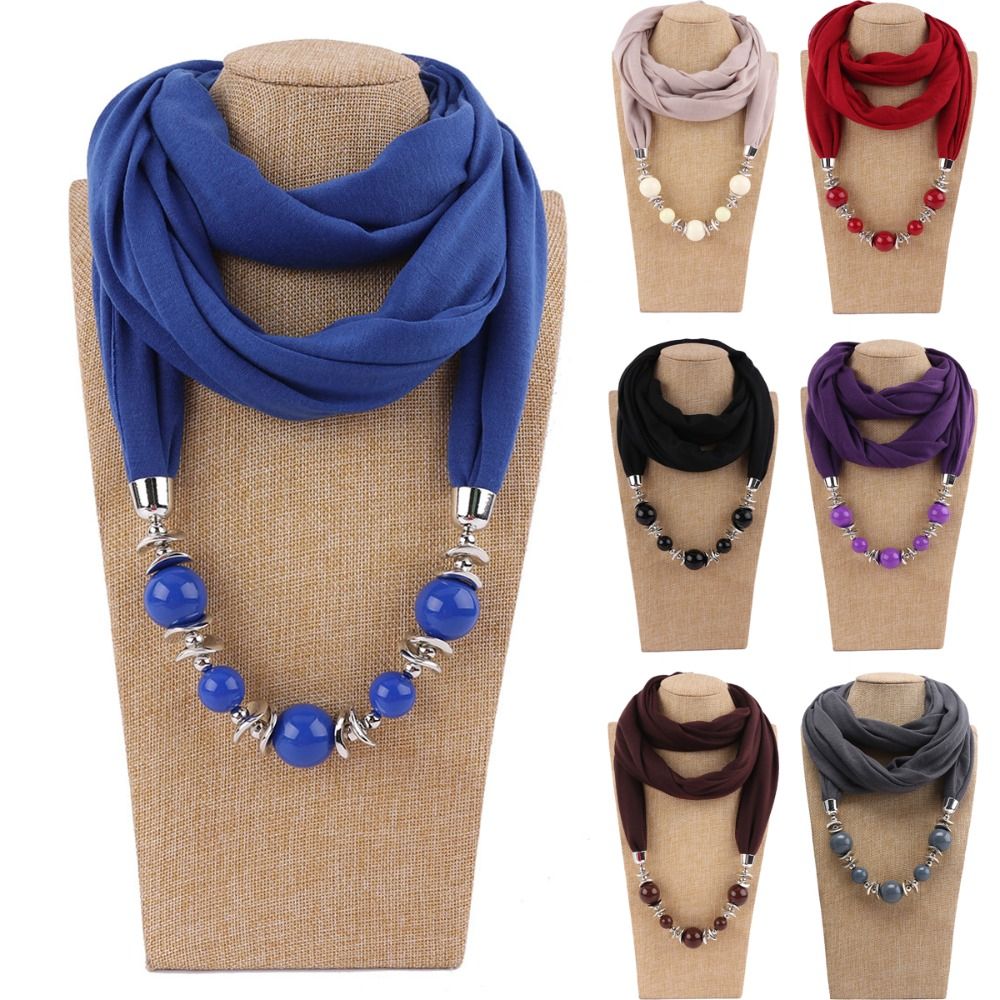 Nieuwe Chiffon Sjaal met Kraal - Infinity Scarf Knit recensie en prijs