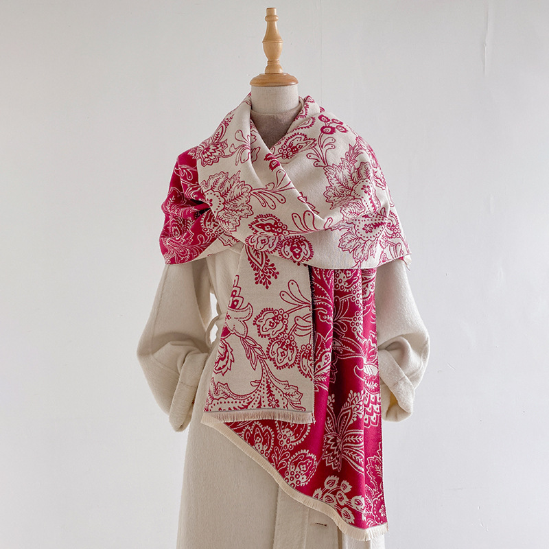 Dames sjaal paisley bloemen du - Pashmina Wrap Large recensie en prijs